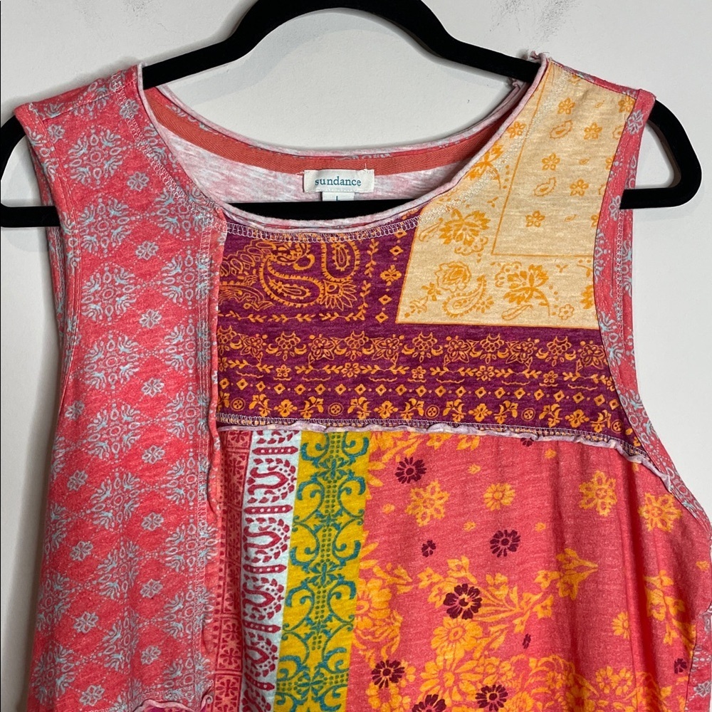 Sundance | Women’s Multicolor Patchwork Sleeveles… - image 2